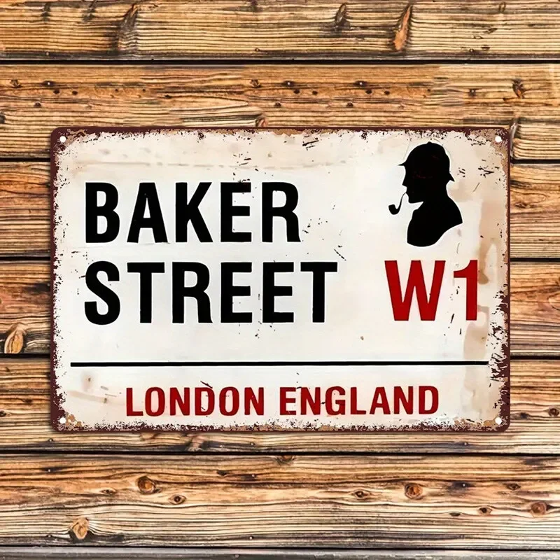 Home Office British - Targa in metallo Baker Street W1