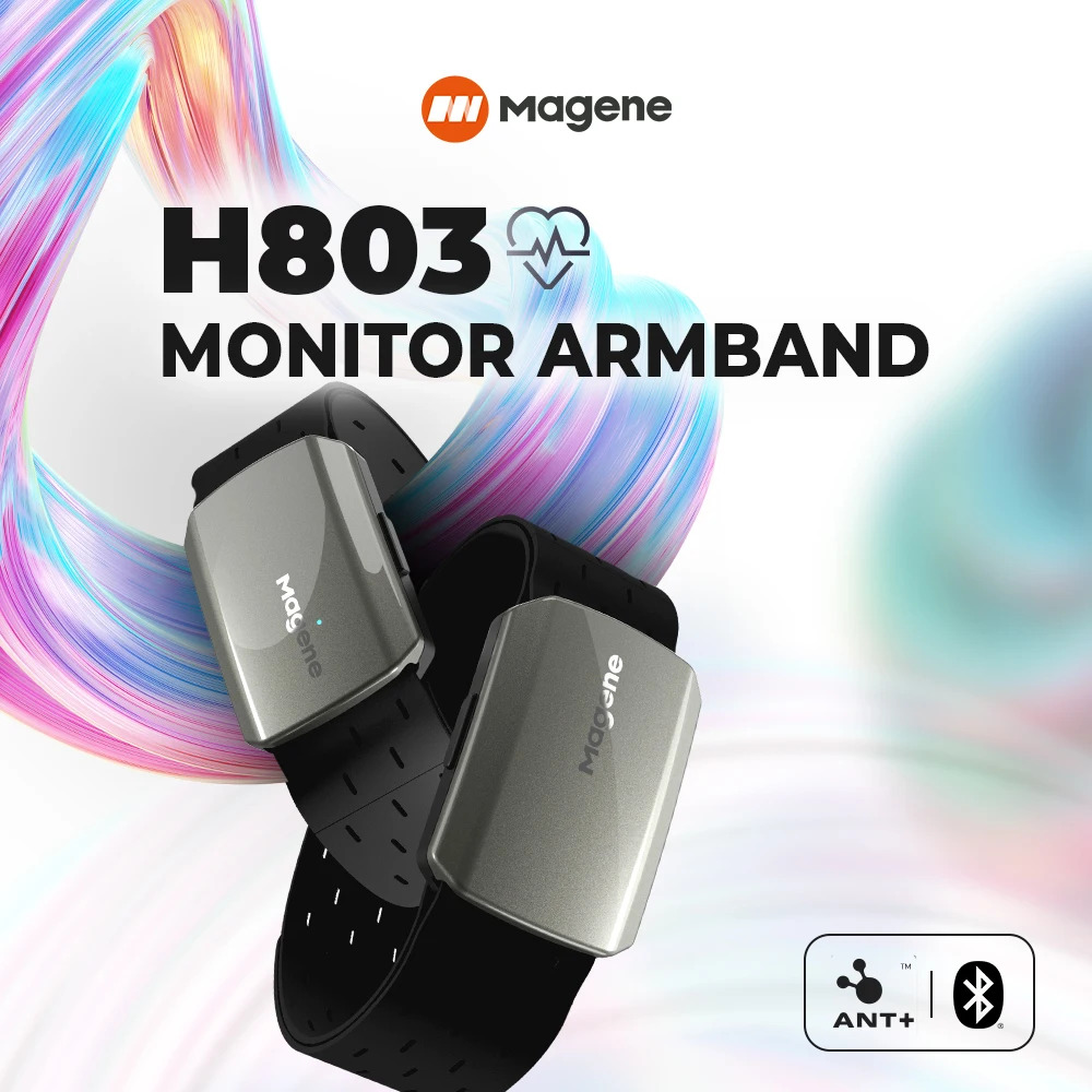 Monitor Arm Dual - Magene H803 Bracciale per frequenza cardiaca