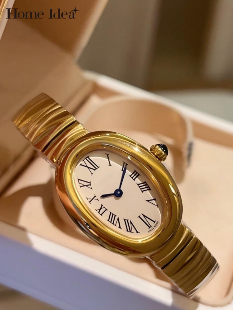 Home Office Design Ideas - Orologio da Polso Ovale al Quarzo