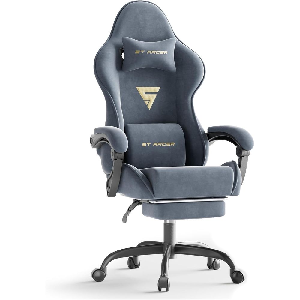Ergonomic Office Chair - Sedia da Gaming Ergonomica con Poggiapiedi