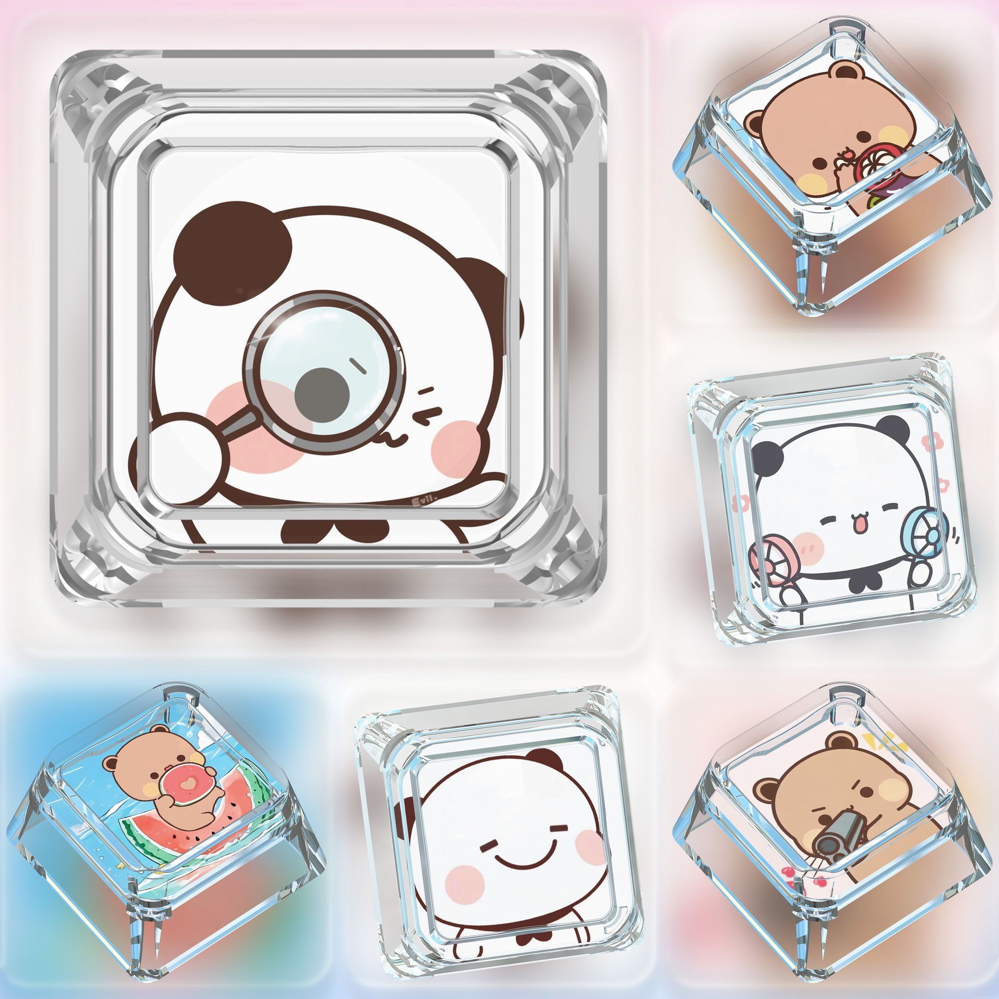 Home Office Kit - Set di Tasti Personalizzati ABS Bubu