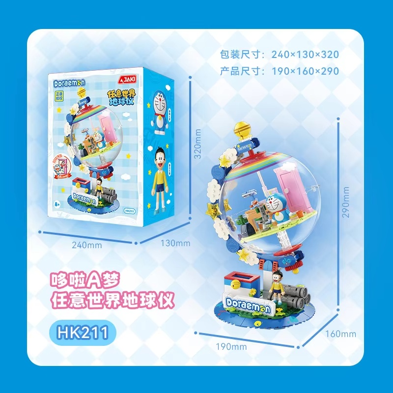 Home Office Kit - JAKI Doraemon Blocchi da Costruzione a