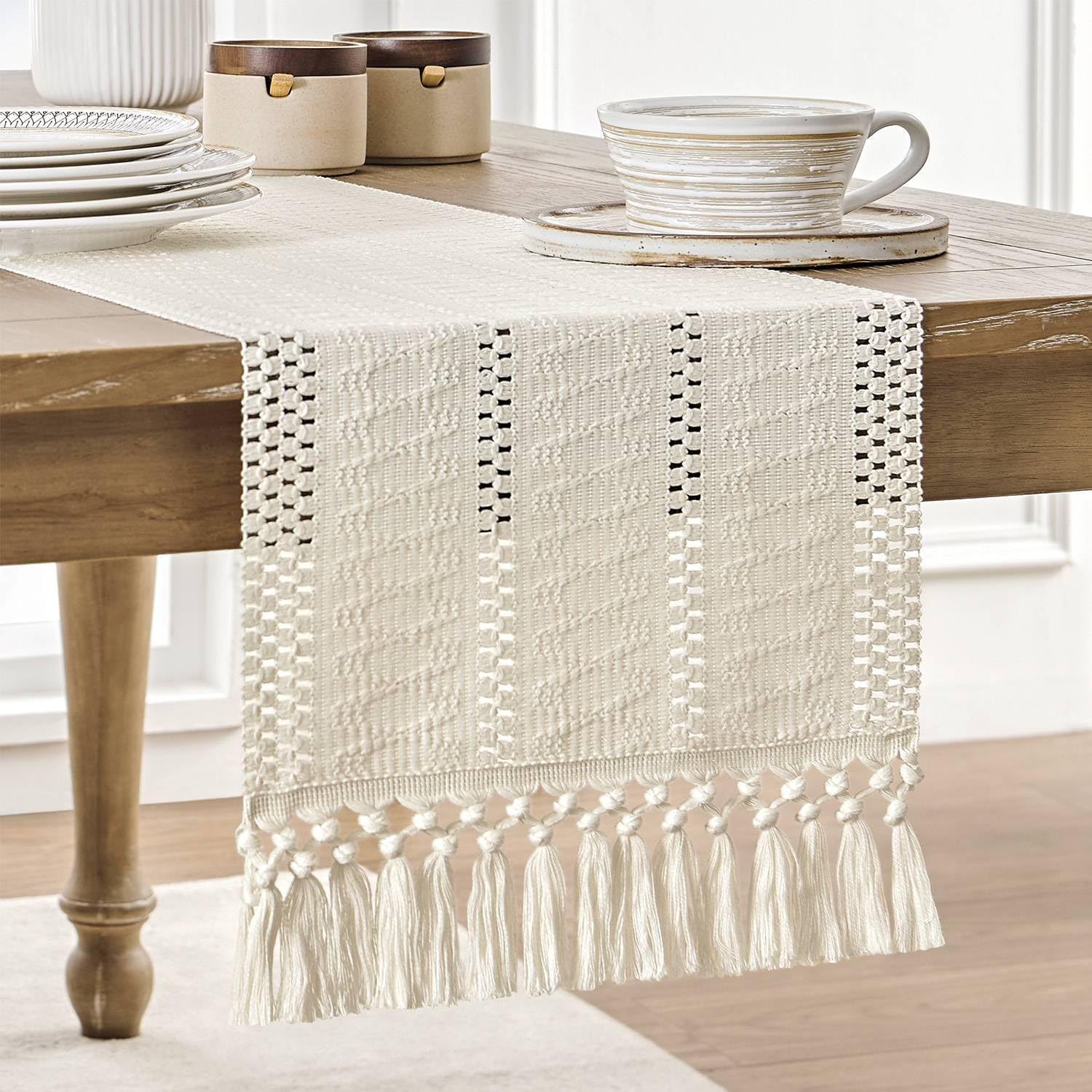 Runner da Tavola in Lino Beige - Home Office News recensione e prezzo
