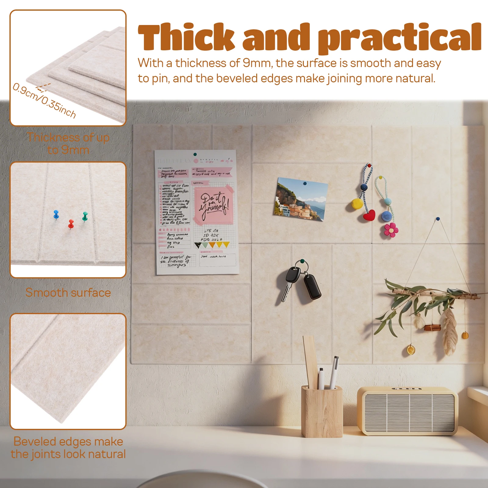 6/12 Pezzi Pannelli in Feltro  - Home Office Alternative recensione e prezzo