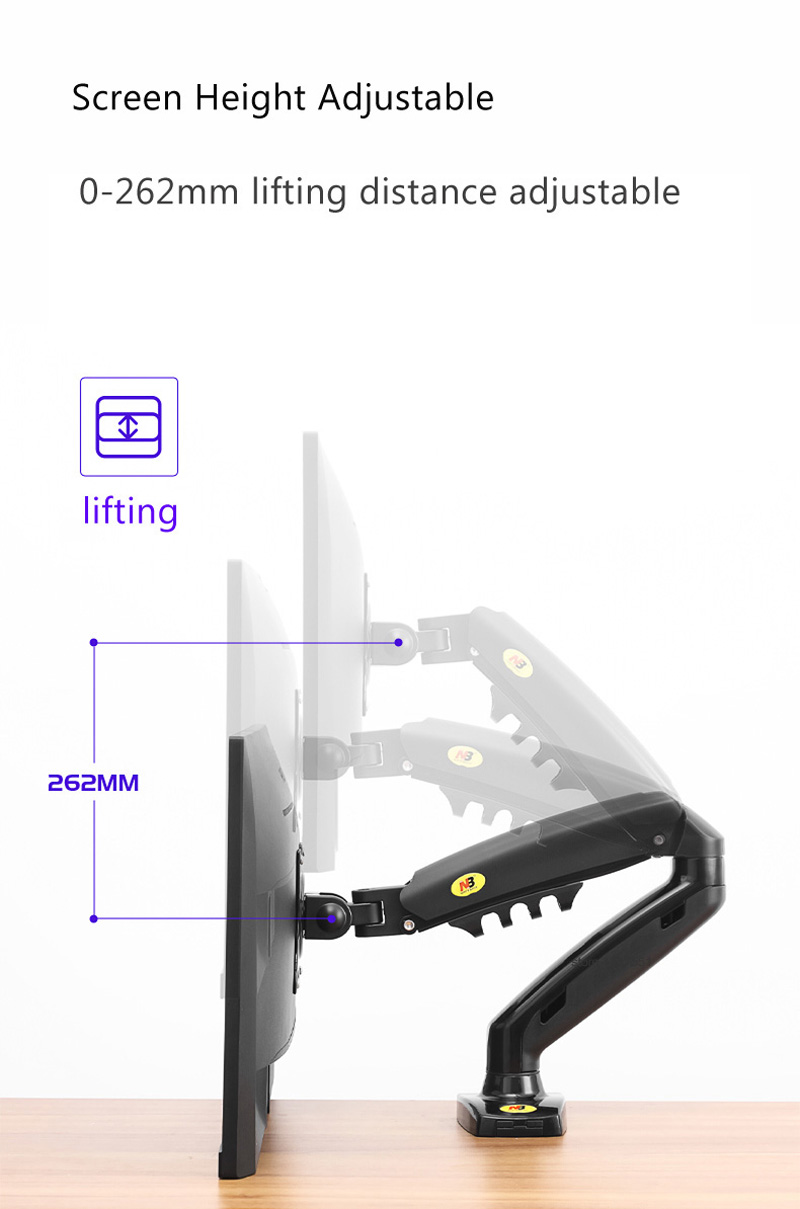 NUOVO NB F80 Supporto per Moni - Monitor Arm Dual recensione e prezzo